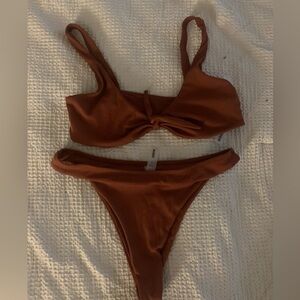 SHEIN Terracotta Bikini Set